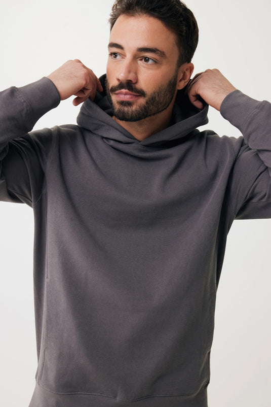 Recycled cotton hoodie with sidepockets - Custom Wood Designs
