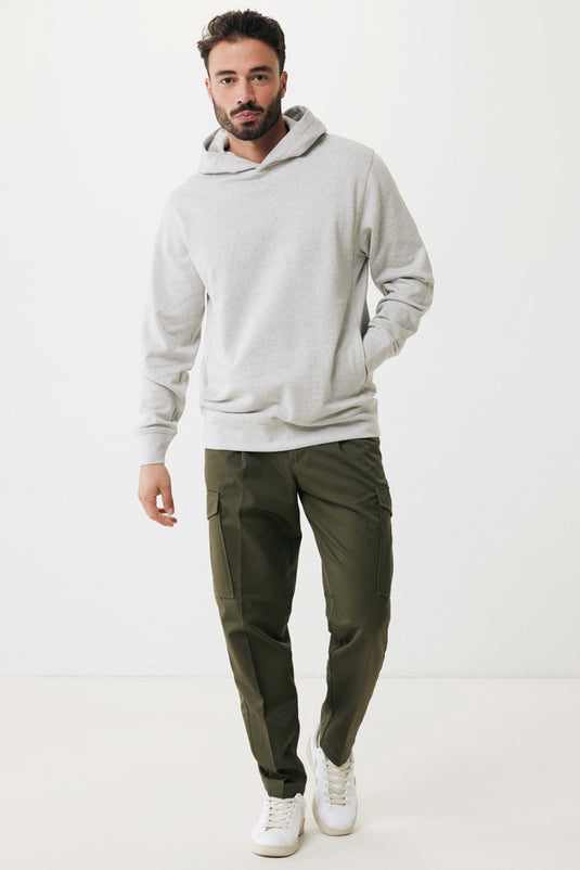 Recycled cotton hoodie with sidepockets - Custom Wood Designs