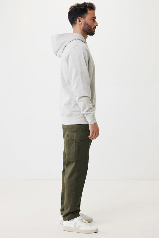 Recycled cotton hoodie with sidepockets - Custom Wood Designs