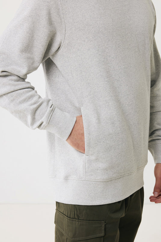 Recycled cotton hoodie with sidepockets - Custom Wood Designs