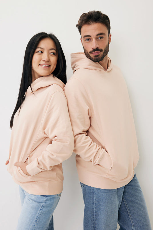 Recycled cotton hoodie with sidepockets - Custom Wood Designs
