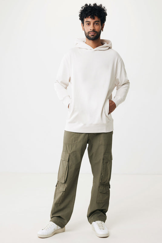 Recycled cotton hoodie with sidepockets - Custom Wood Designs