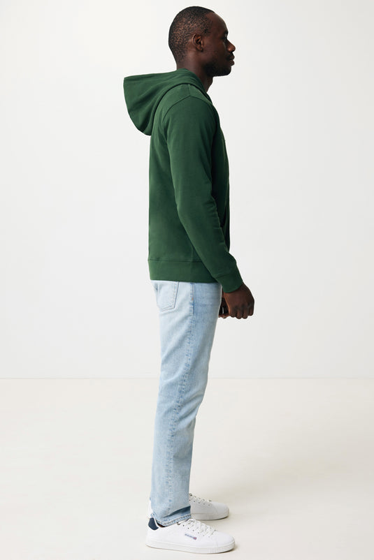 Abisk recycled cotton zip through hoodie - Custom Wood Designs