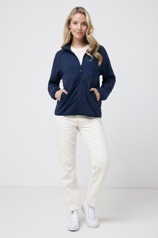 Talun recycled polyester microfleece zip through - Custom Wood Designs