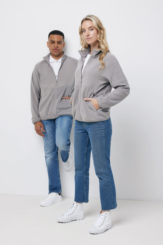 Talun recycled polyester microfleece zip through - Custom Wood Designs