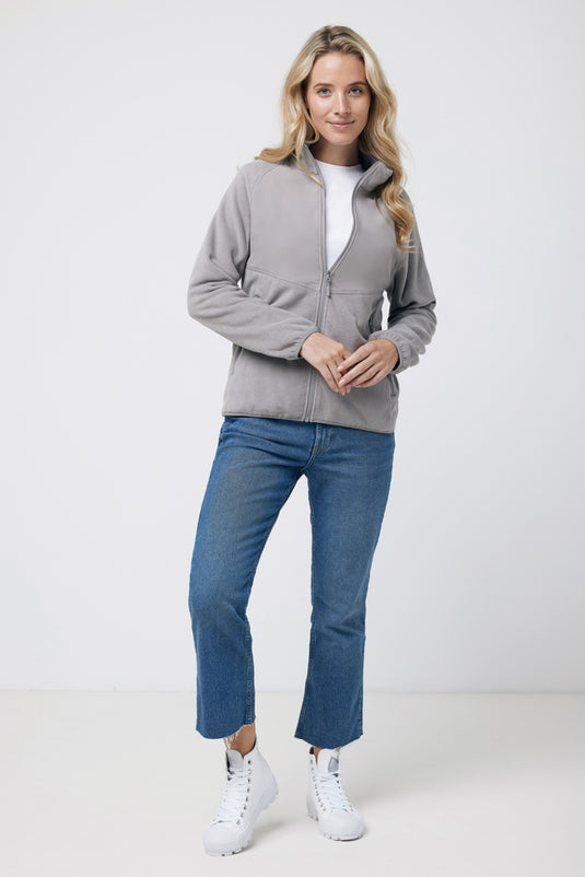 Talun recycled polyester microfleece zip through - Custom Wood Designs