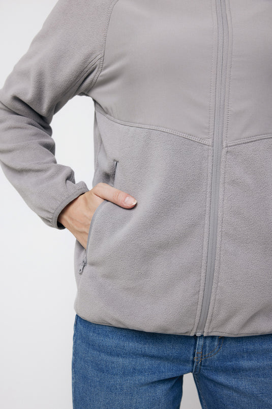 Talun recycled polyester microfleece zip through - Custom Wood Designs