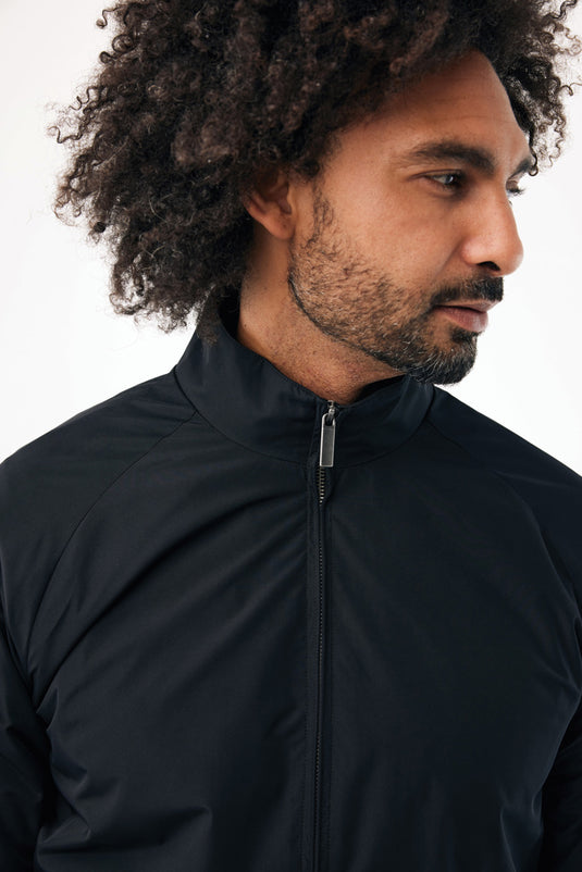 iqoniq Odin recycled polyester urban jacket, textile with a sleek design, perfect for casual and streetwear styles.