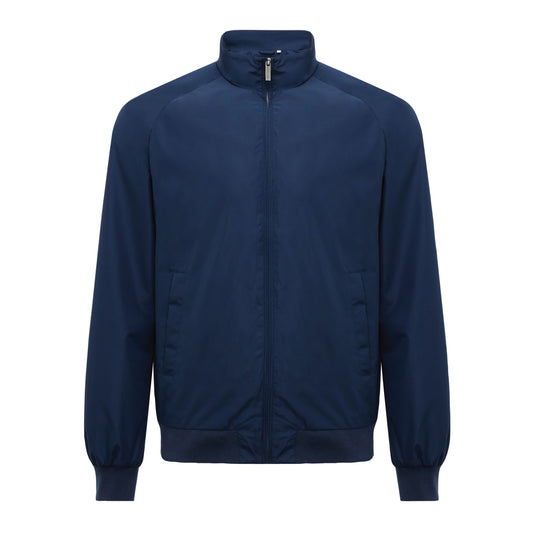 Iqoniq Odin recycled polyester urban jacket displayed in a textile image, showcasing its modern design and eco-friendly fabric.