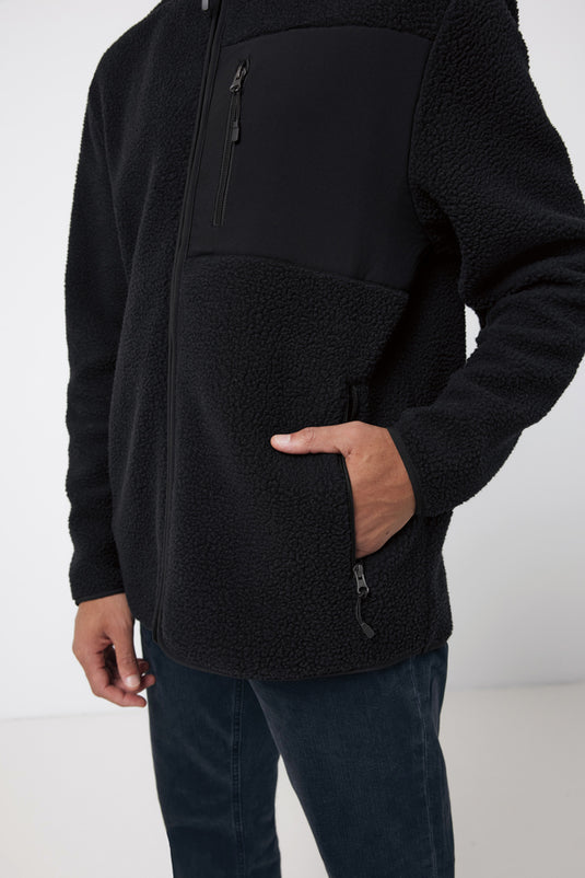Recycled polyester pile fleece jacket - Custom Wood Designs