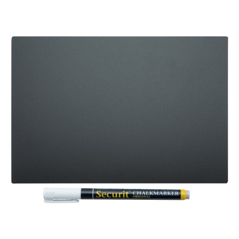Load image into Gallery viewer, Securit Table Chalkboards - Accessories Tag - Black 29,7x21x0,1cm - Pack of 5
