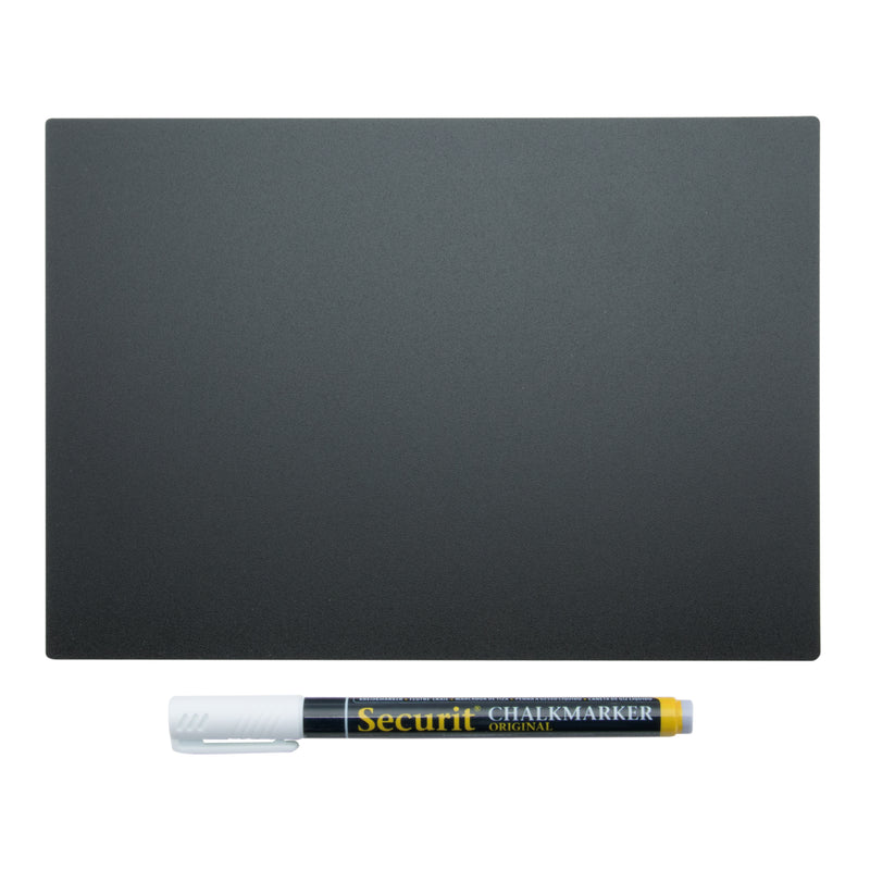 Load image into Gallery viewer, Securit Table Chalkboards - Accessories Tag - Black 21x14,8x0,1cm - Pack of 5
