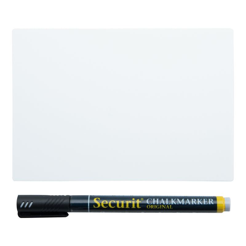 Load image into Gallery viewer, Securit Table Chalkboards - Accessories Tag - White 14,3x10,5x0,1cm - Pack of 5
