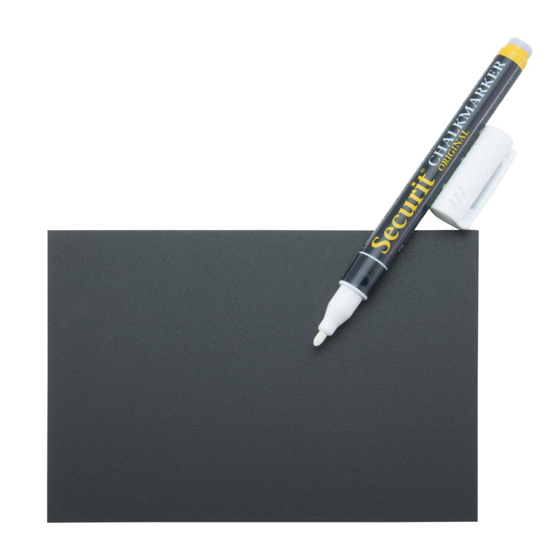 Load image into Gallery viewer, Securit Table Chalkboards - Accessories Tag - Black 14,3x10,5x0,1cm - Pack of 5
