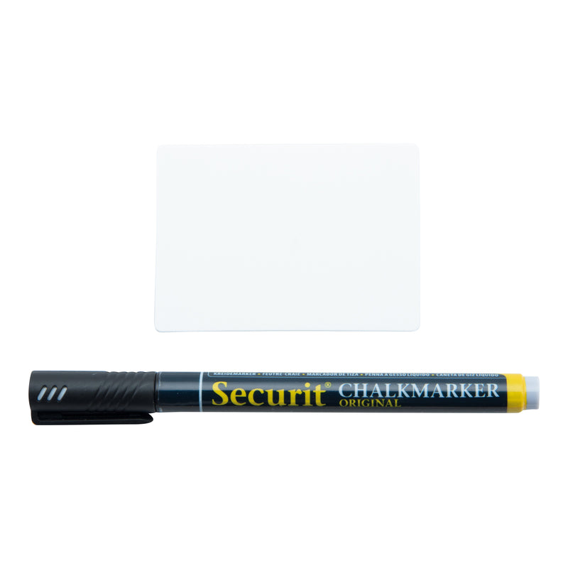 Load image into Gallery viewer, Securit Table Chalkboards - Accessories Tag - White 7,4x5,2X0,1cm - Pack of 5
