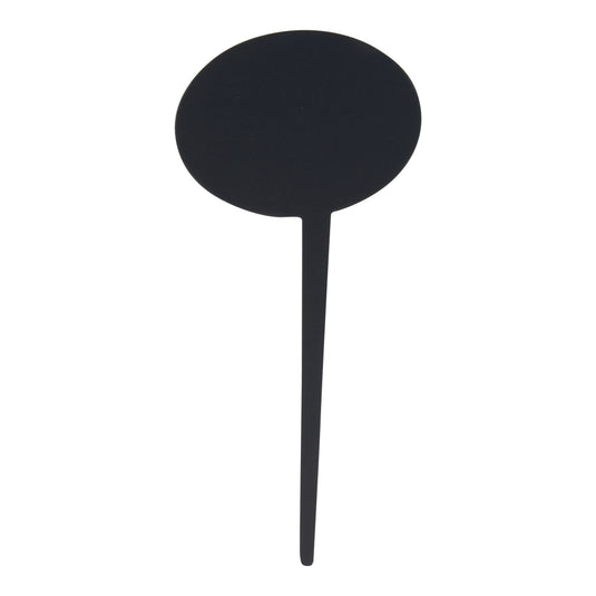 Securit Table Chalkboards - Silhouette Tag - Black 18x8,1x0,1cm - Pack of 6