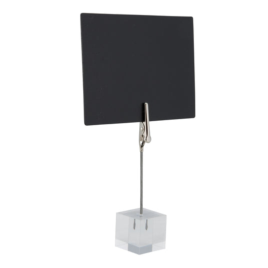 Securit Table Chalkboards - Accessories - Transparent 10x2,5x0,2cm - Pack of 6