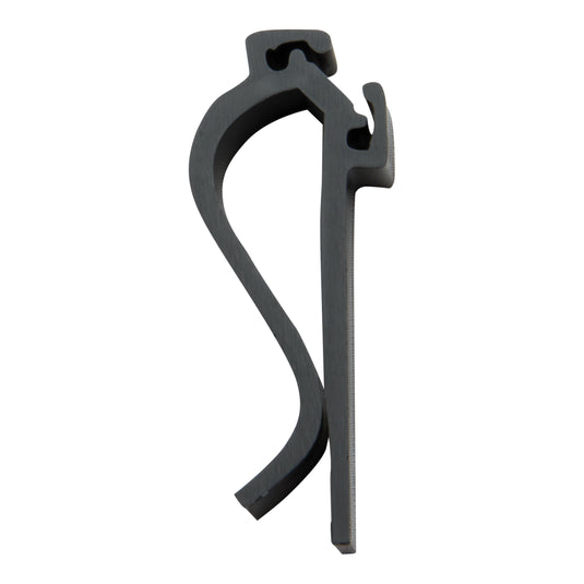 Securit Table Chalkboards - Accessories Holder - Black 5,5x1x0,2cm - Pack of 6