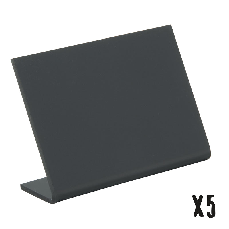 Load image into Gallery viewer, Securit Table Chalkboards - Accessories L - Boards - Black 7x7,5x3,5cm - Pack of 6
