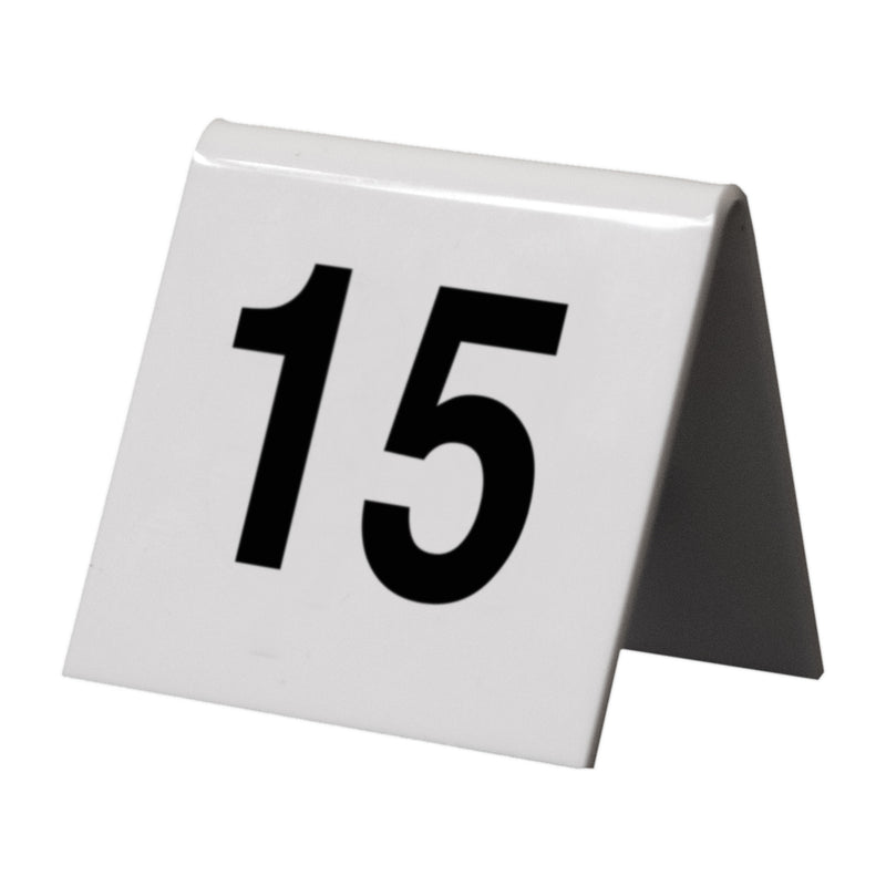 Load image into Gallery viewer, Securit Table Boards - Accessories Signs - White 5,2x5,2x4,5cm - Pack of 6

