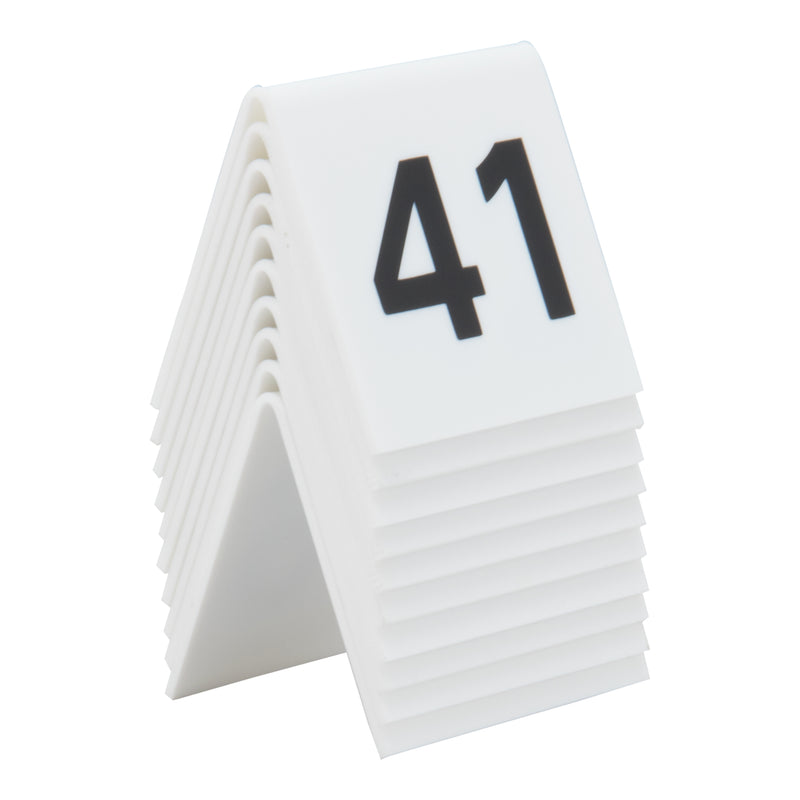 Load image into Gallery viewer, Securit Table Boards - Accessories Signs - White 5,2x5,2x4,5cm - Pack of 6
