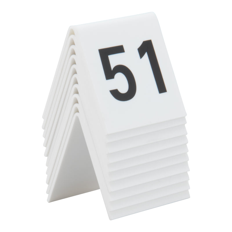 Load image into Gallery viewer, Securit Table Boards - Accessories Signs - White 5,2x5,2x4,5cm - Pack of 6
