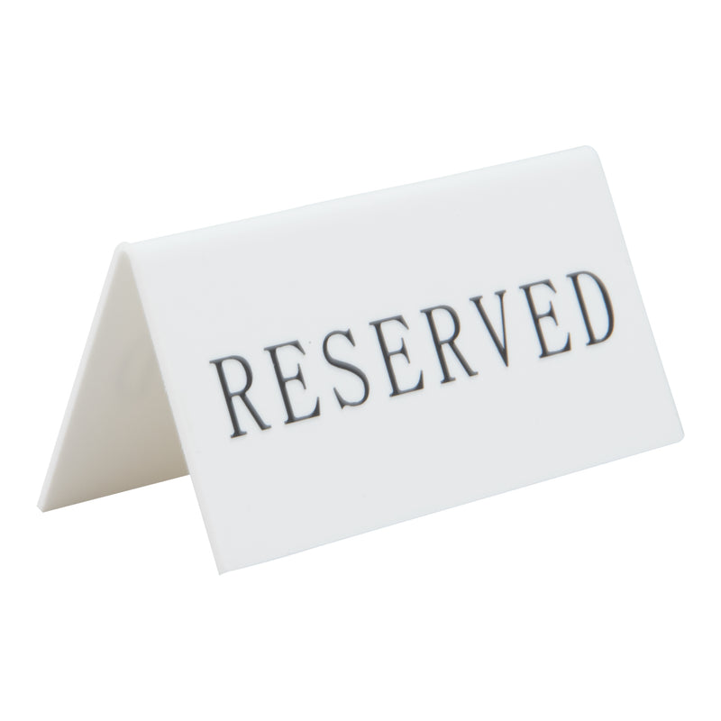 Load image into Gallery viewer, Securit Table Boards - Accessories Signs - White 5x10x4,5cm - Pack of 6
