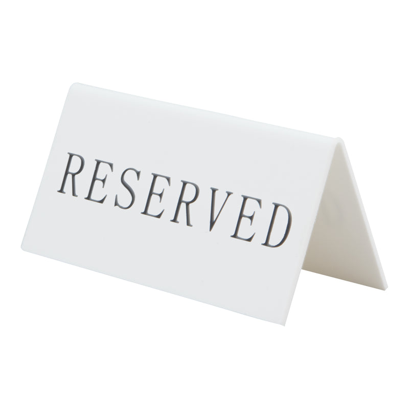 Load image into Gallery viewer, Securit Table Boards - Accessories Signs - White 5x10x4,5cm - Pack of 6
