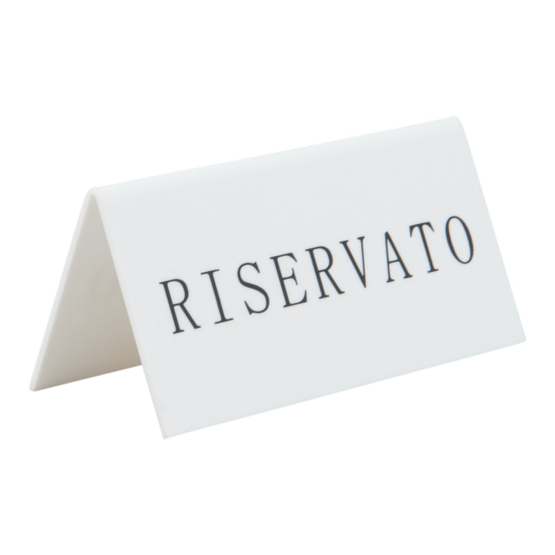 Load image into Gallery viewer, Securit Table Boards - Accessories Signs - White 5x10x4,5cm - Pack of 6
