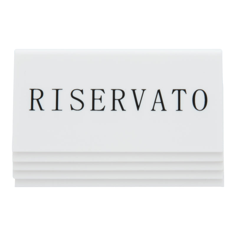 Load image into Gallery viewer, Securit Table Boards - Accessories Signs - White 5x10x4,5cm - Pack of 6
