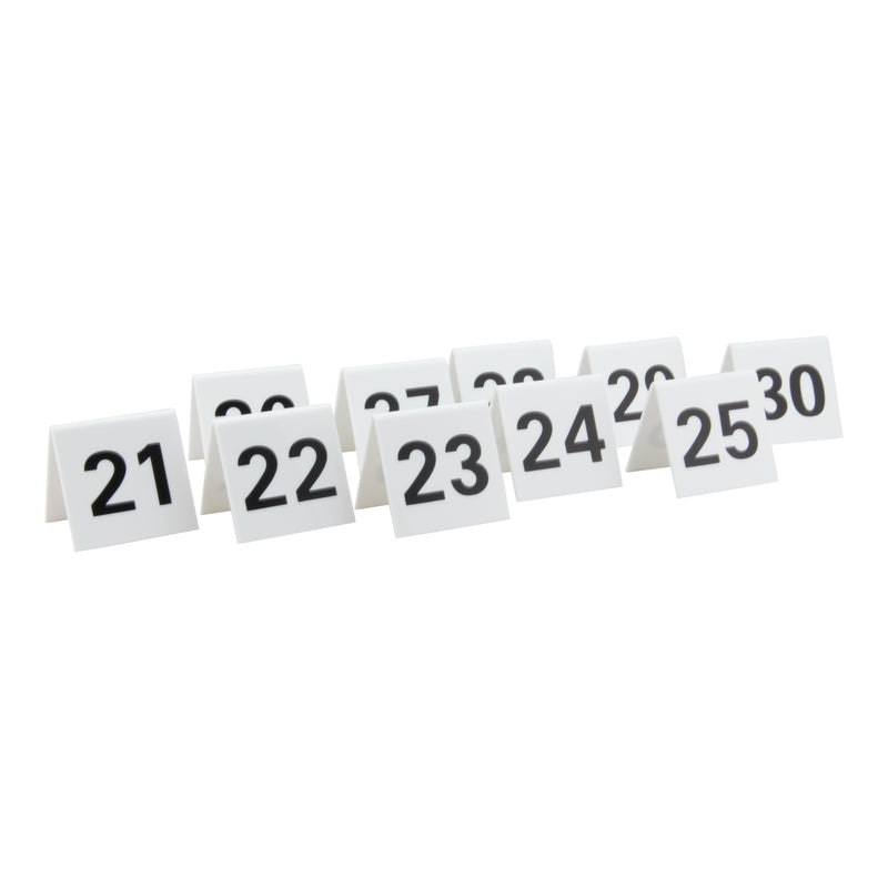 Load image into Gallery viewer, Securit Table Boards - Accessories Signs - White 5,2x5,2x4,5cm - Pack of 6
