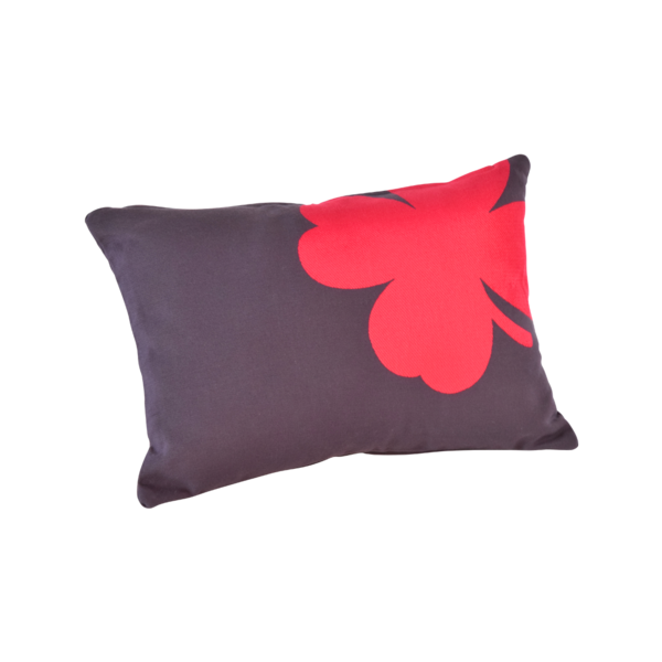 Load image into Gallery viewer, Fermob Trèfle Outdoor Cushion 44 x 30 cm – Plum

