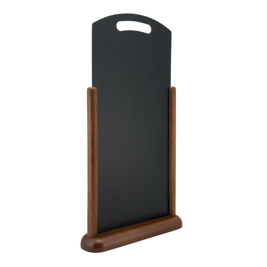 Securit Table Chalkboards - Elegant Handle - Dark Brown 47x26x7cm - Pack of 5