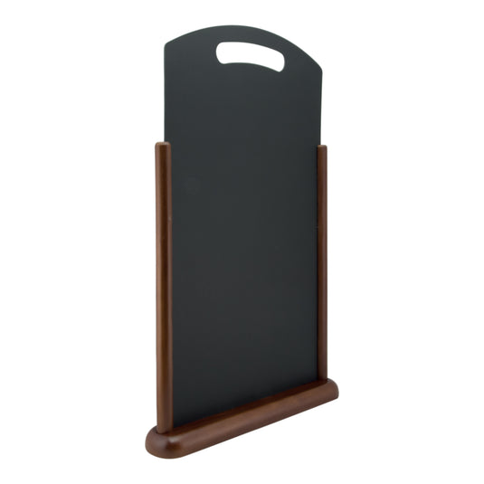 Securit Table Chalkboards - Elegant Handle - Dark Brown 54x35x7cm - Pack of 5