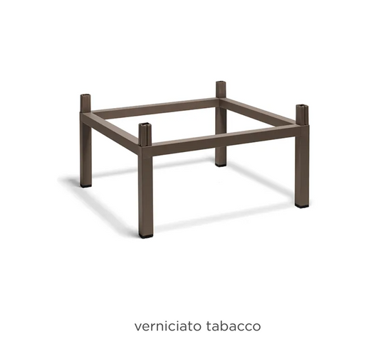 Nardi Cube 70 height extension kit for Nardi table, showing beige plastic components for adjusting table height.
