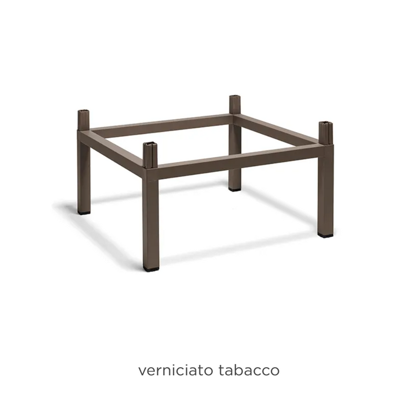 Load image into Gallery viewer, Nardi Cube 80 height extension kit in tobacco color, showing modular accessory piece for outdoor furniture extension

