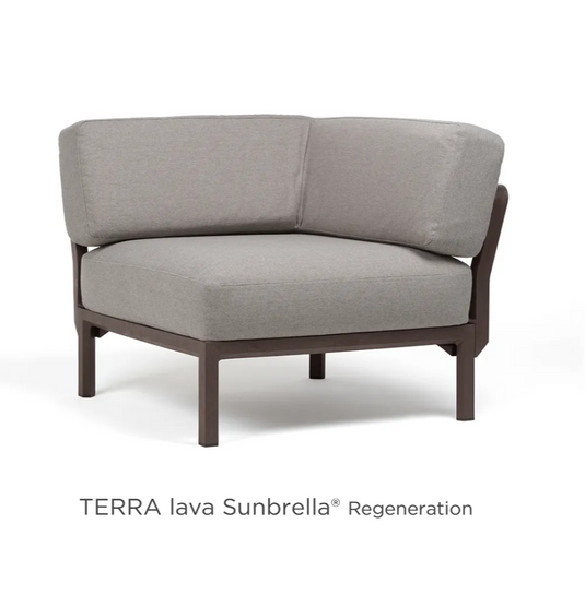 Nardi Maximo Corner Module from Modula modular sofa set, outdoor corner seat with durable upholstery and contemporary design.