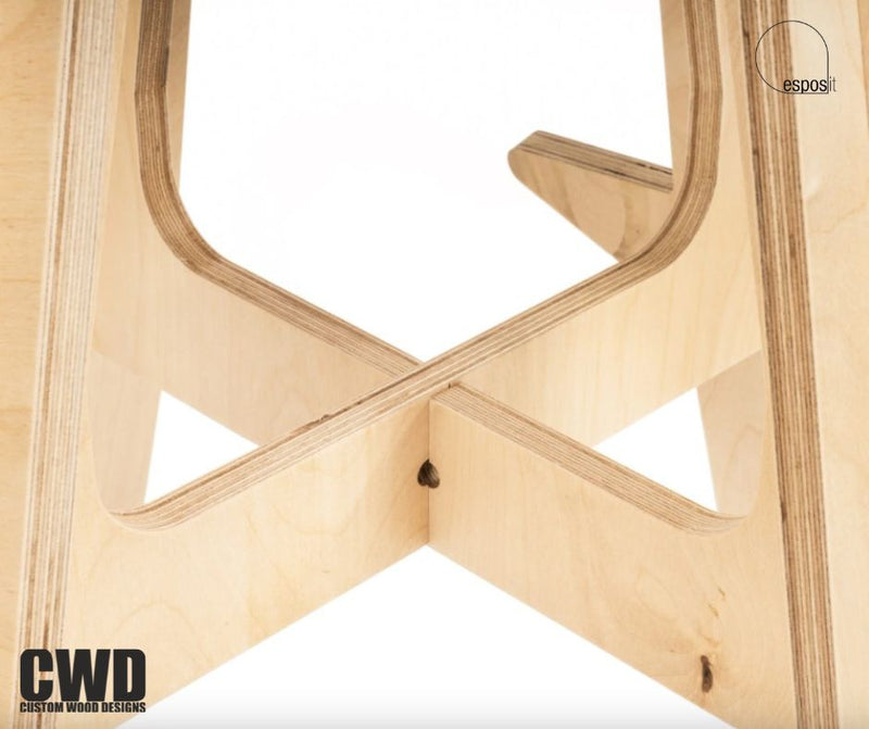 Load image into Gallery viewer, The Mill Bar Stool - Custom Wood Designs
