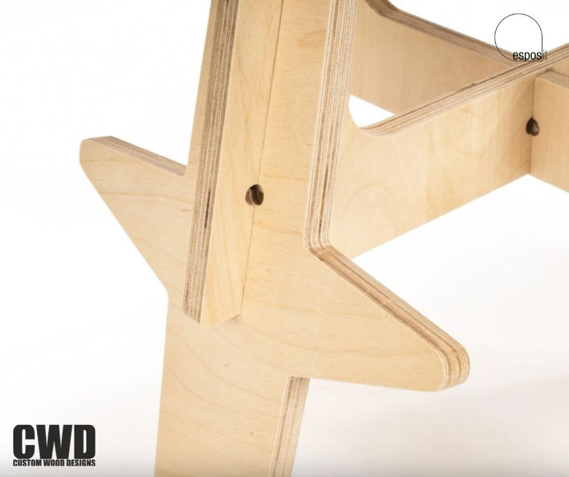 Load image into Gallery viewer, The Mill Bar Stool - Custom Wood Designs
