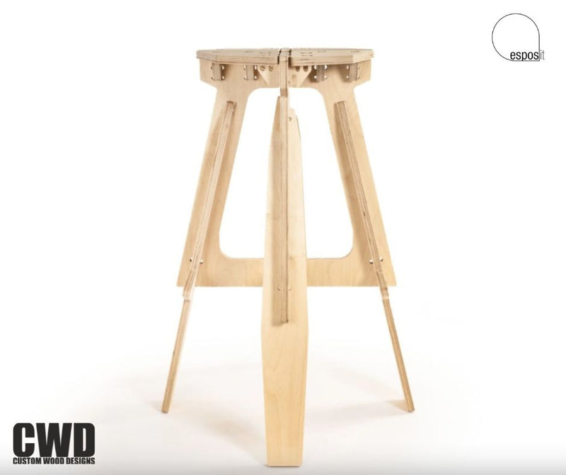 Load image into Gallery viewer, The Mill Bar Stool - Custom Wood Designs
