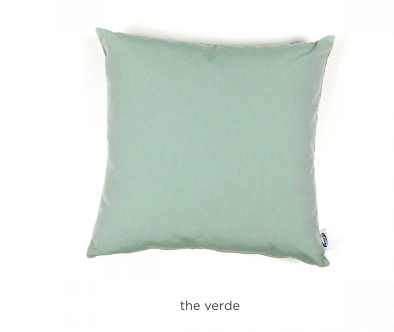 Load image into Gallery viewer, Nardi outdoor decorative cushion by Custom Wood Designs, featuring vibrant green fabric and plush padding for outdoor seating.
