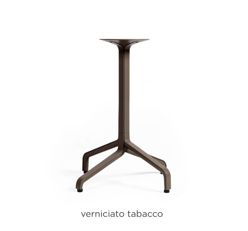 Load image into Gallery viewer, Nardi Frasca Mini Fix table base in tobacco color, outdoor patio furniture base for Nardi tables, suitable for outdoor use.
