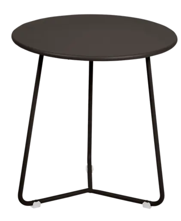 Load image into Gallery viewer, Small Fermob Cocotte occasional table with a round Ø34cm top, featuring a modern design and sturdy metal construction.
