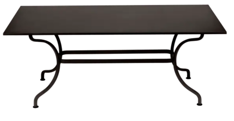 Load image into Gallery viewer, Fermob Romane dining table 180x100 cm with space for up to 8 guests, featuring a sleek design and sturdy construction.
