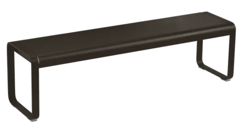 Load image into Gallery viewer, Fermob Bellevie outdoor bench in a vibrant color, featuring a sleek, modern design suitable for garden or patio seating.
