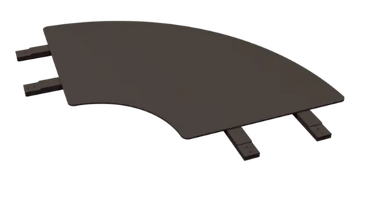 Fermob Bolder Connecting Table Top with a wooden surface, designed for outdoor garden benches or counters.