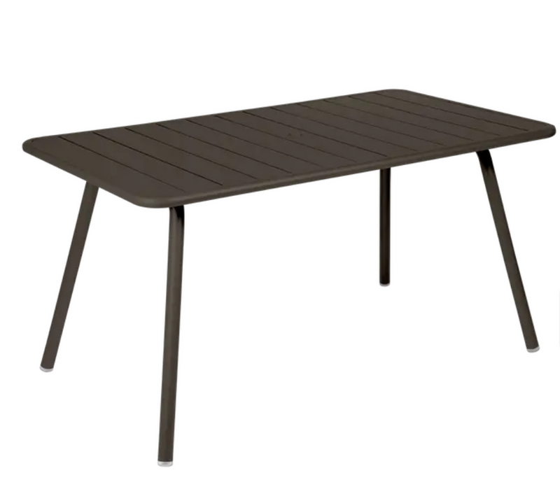 Load image into Gallery viewer, Fermob Luxembourg outdoor bar table, 143x80 cm, with a sleek design perfect for patio or outdoor dining spaces.
