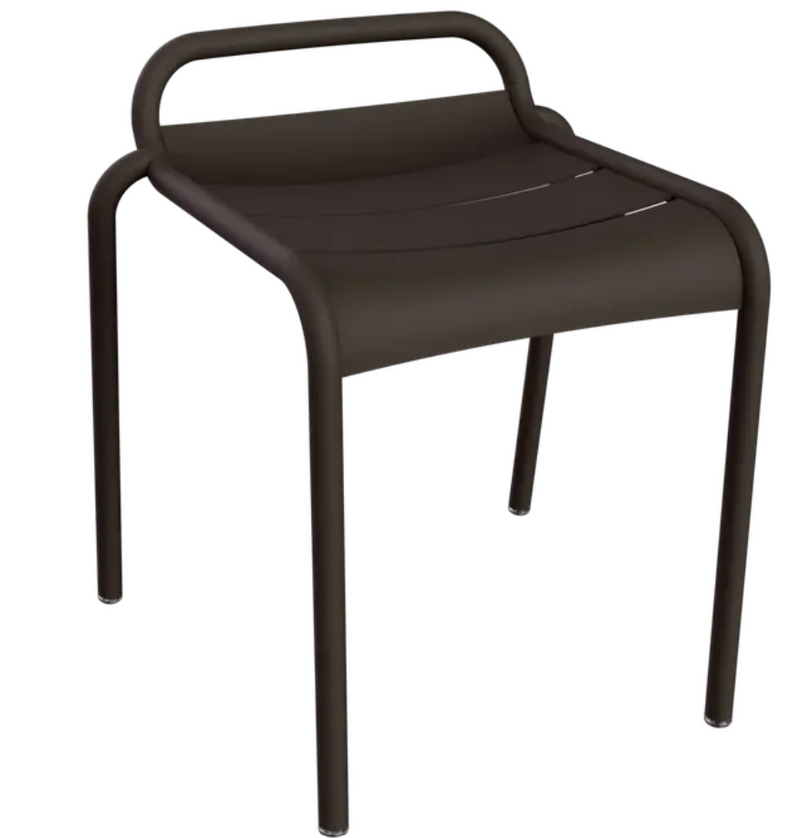 Load image into Gallery viewer, Fermob Luxembourg outdoor dining stool with a sleek, modern design, suitable for patio or garden seating.
