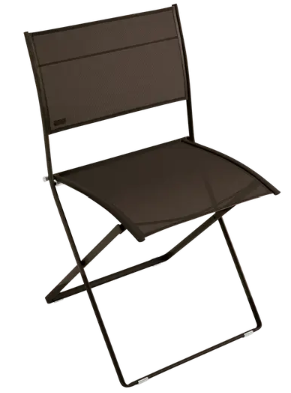 Load image into Gallery viewer, Fermob Tonka Plein Air Chair, a lightweight folding outdoor chair with a modern design and durable metal frame.
