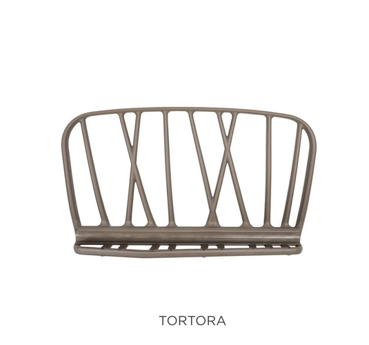 Nardi Komodo sofa armrest in tortora color, part of Nardi Komodo accessories, designed for sectional sofas.